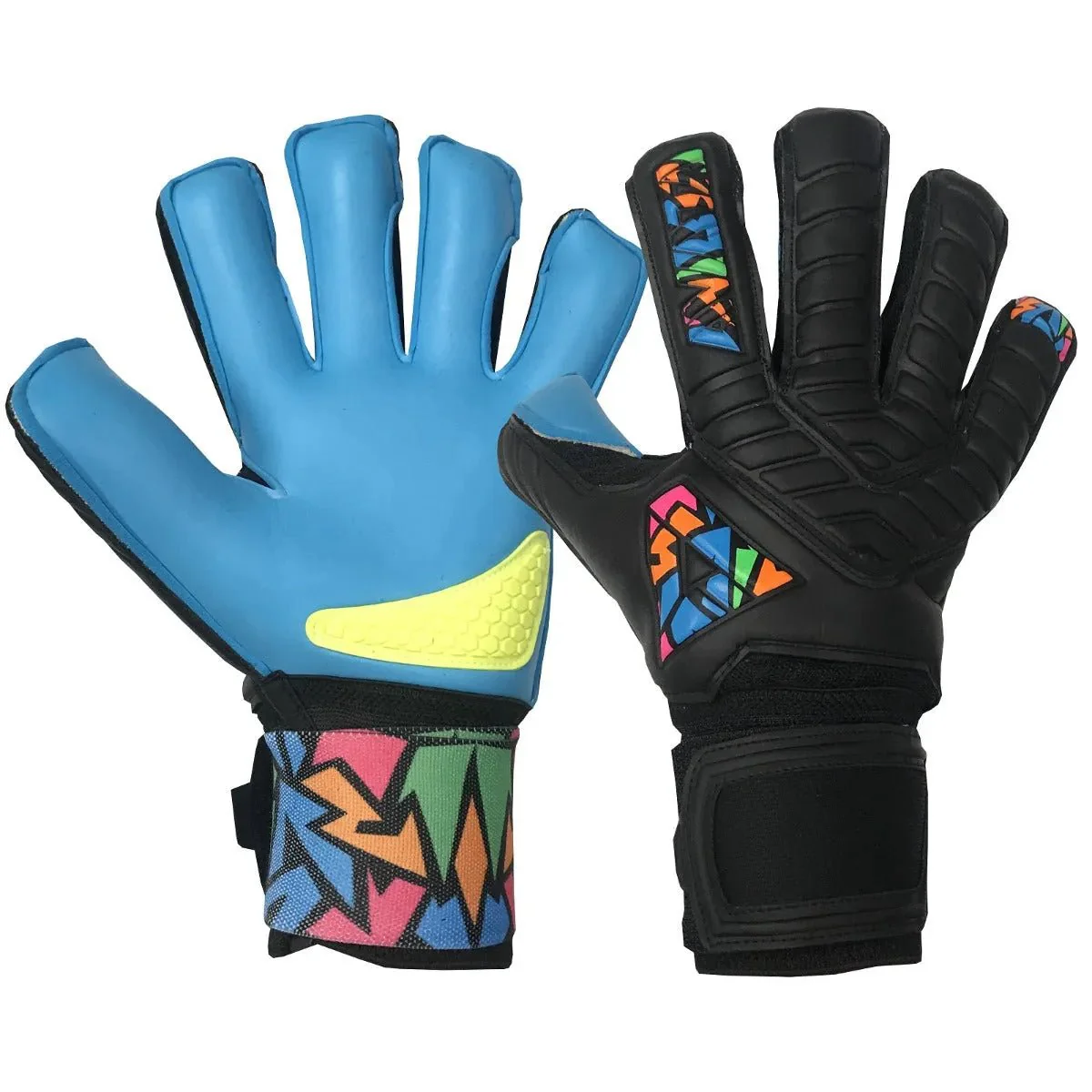 Aviata Halcyon Graffiti Goalkeeper Gloves - Black-Graffiti