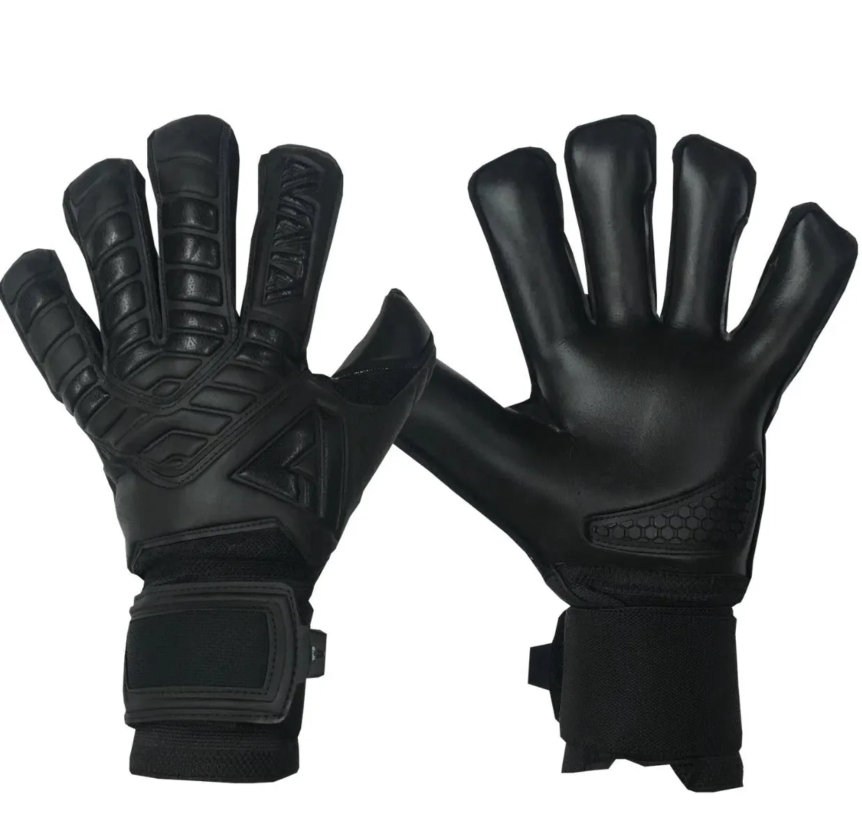 Aviata Youth Halcyon Turf Blackout Goalkeeper Gloves - Black