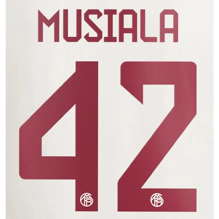 Bayern Munich 2023/24 Third Musiala #42 Jersey Name Set (CL Version)