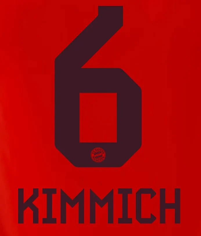 Bayern Munich 2024/25 Home Kimmich #6 Jersey Name Set