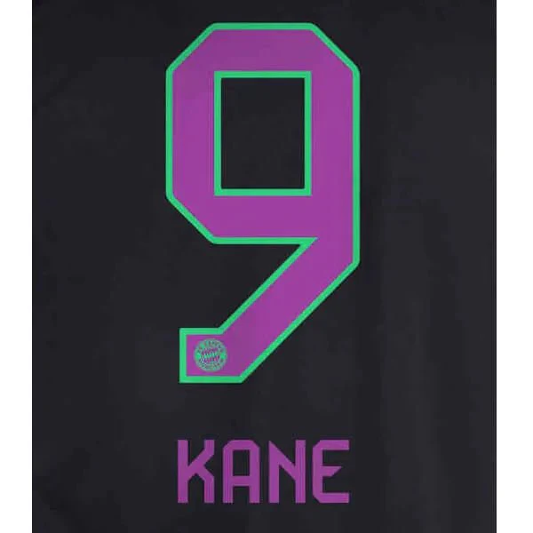 Bayern Munich Away 2023/24 Away Kane #9 Jersey Name Set