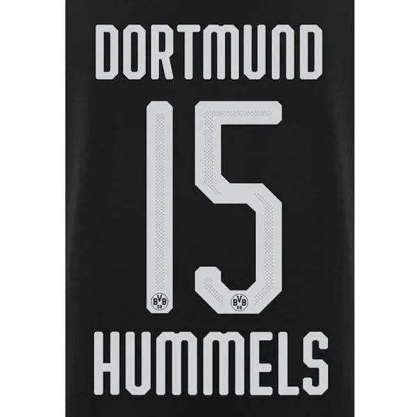 Borussia Dortmund 2019/20 Away Hummels #5 Jersey Name Set