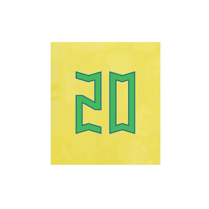 Brazil 2022-23 Home Vini JR #20 Youth Jersey Name Set - Image 2