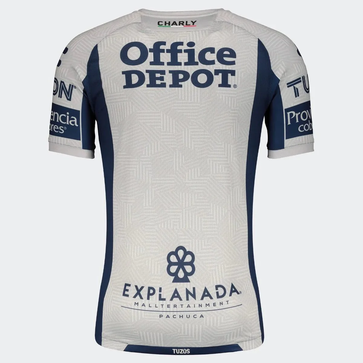 Charly 2020-21 Pachuca Home Jersey - Grey-Navy - Image 2