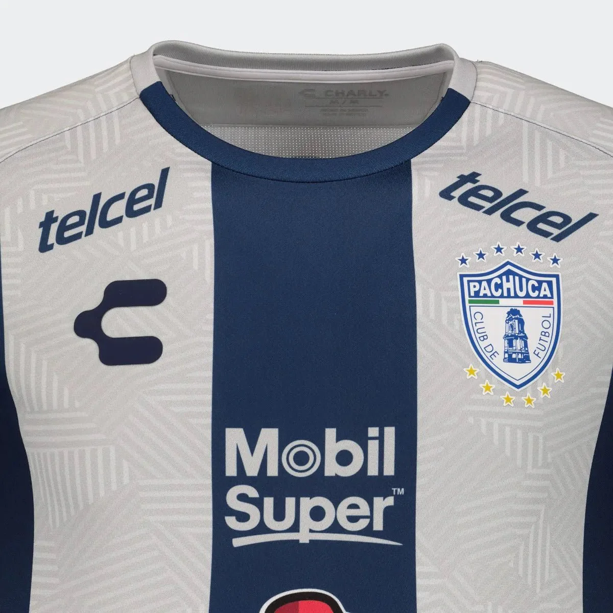 Charly 2020-21 Pachuca Home Jersey - Grey-Navy - Image 4