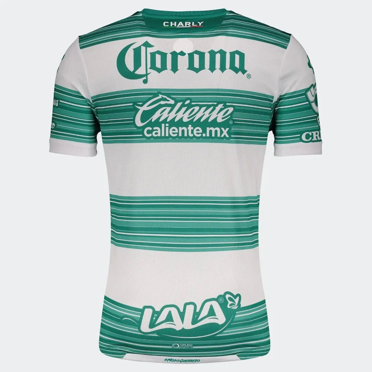 Charly 2020-21 Santos Home Jersey - White-Green - Image 2