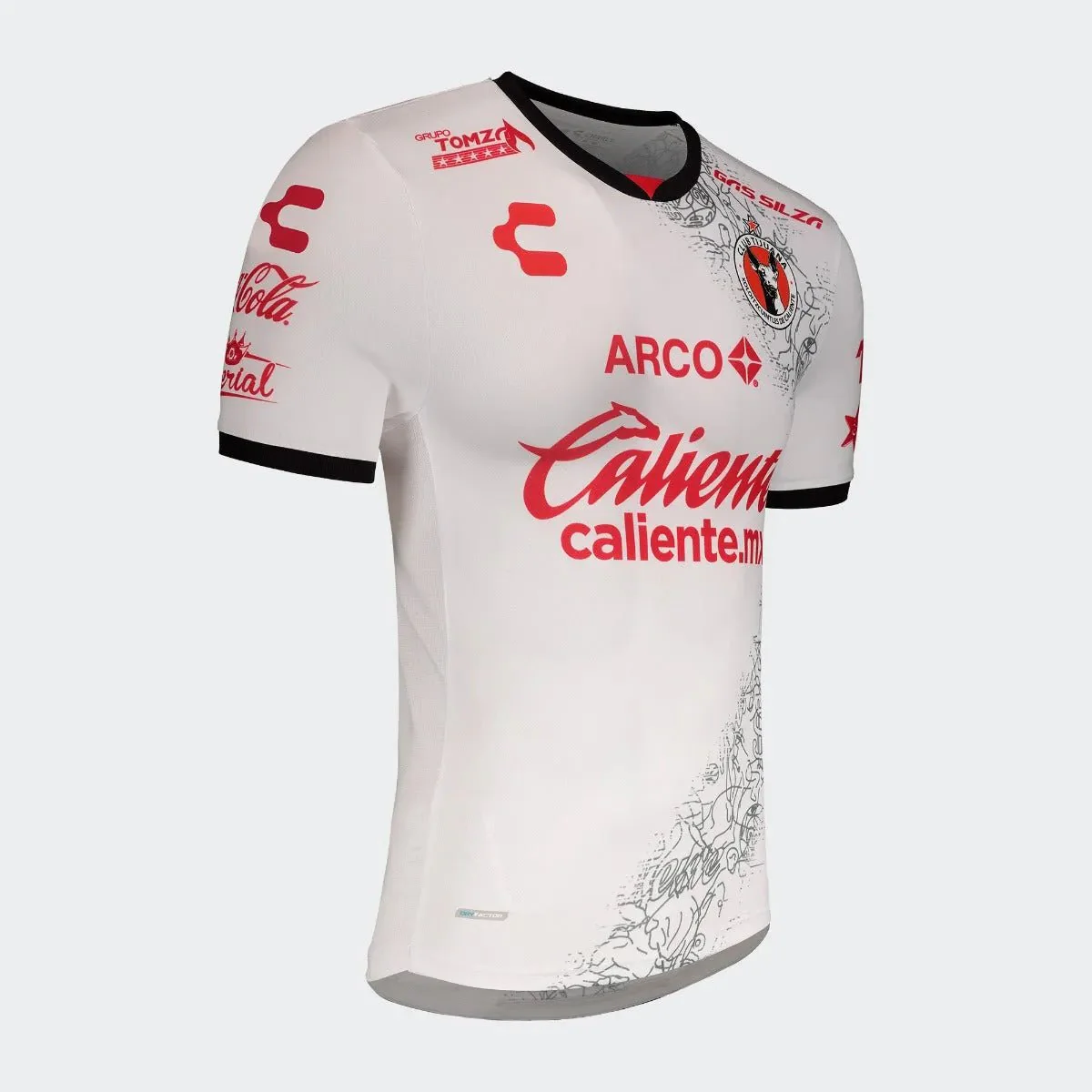 Charly 2020-21 Xolos Away Jersey - White-Red - Image 3