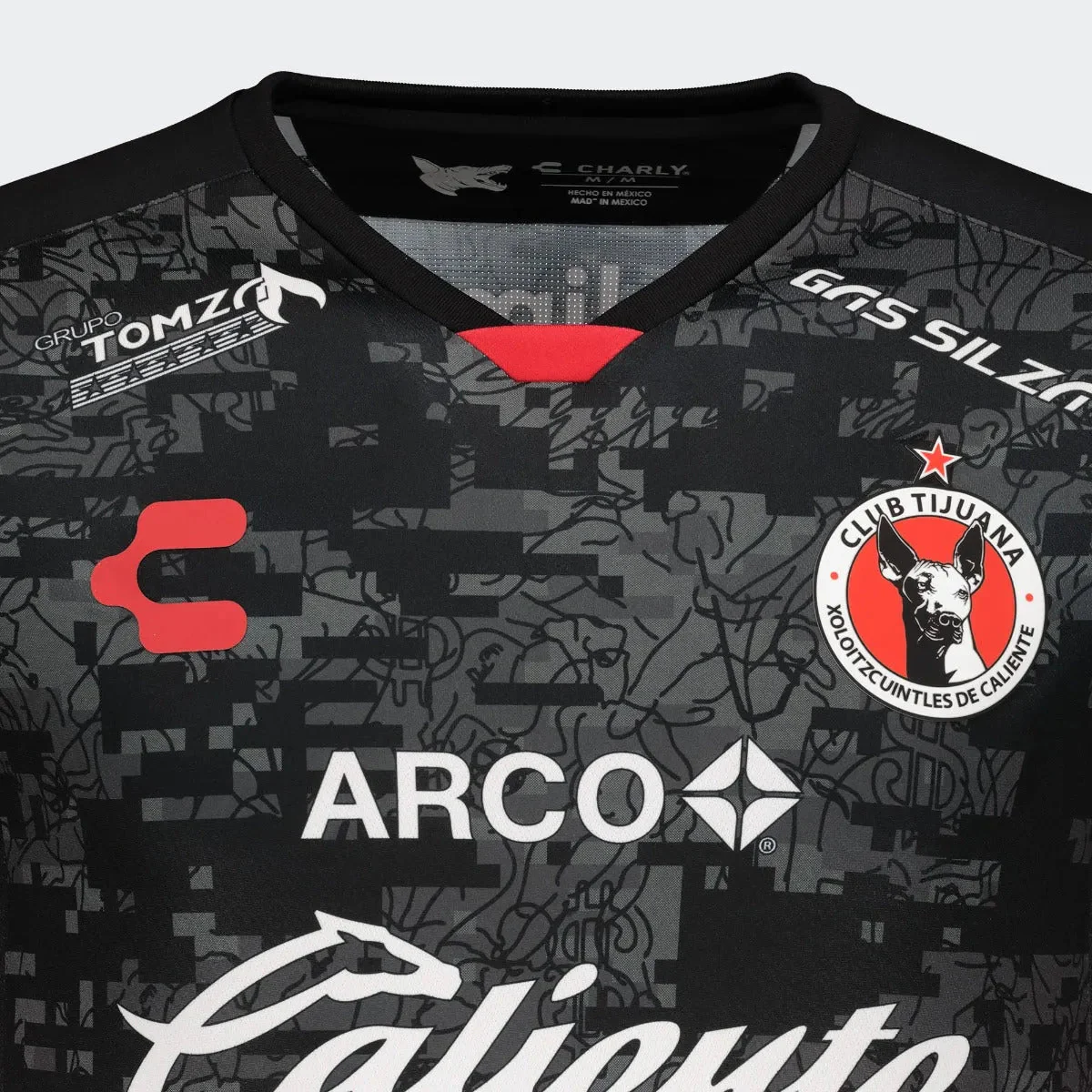 Charly 2020-21 Xolos Home Jersey - Black - Image 4