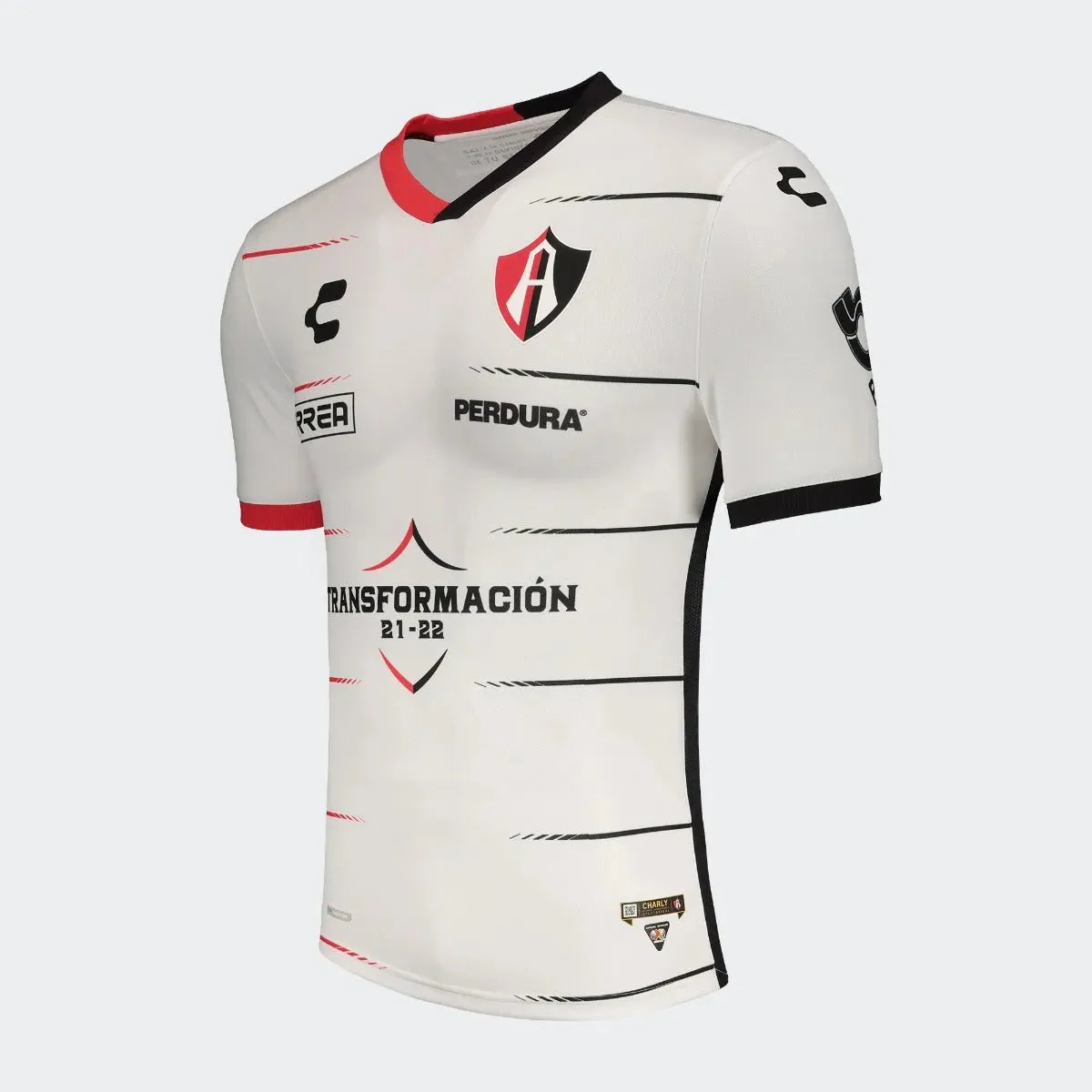 Charly 2021-22 Atlas Away Jersey - White - Image 3