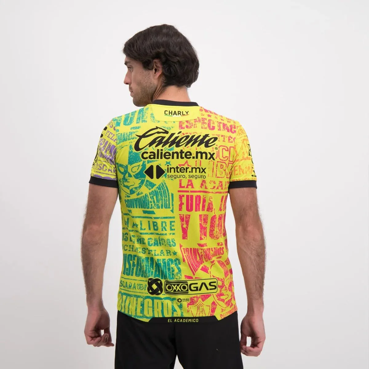 Charly 2021-22 Atlas Third Jersey - Yellow-Red-Blue - Image 4