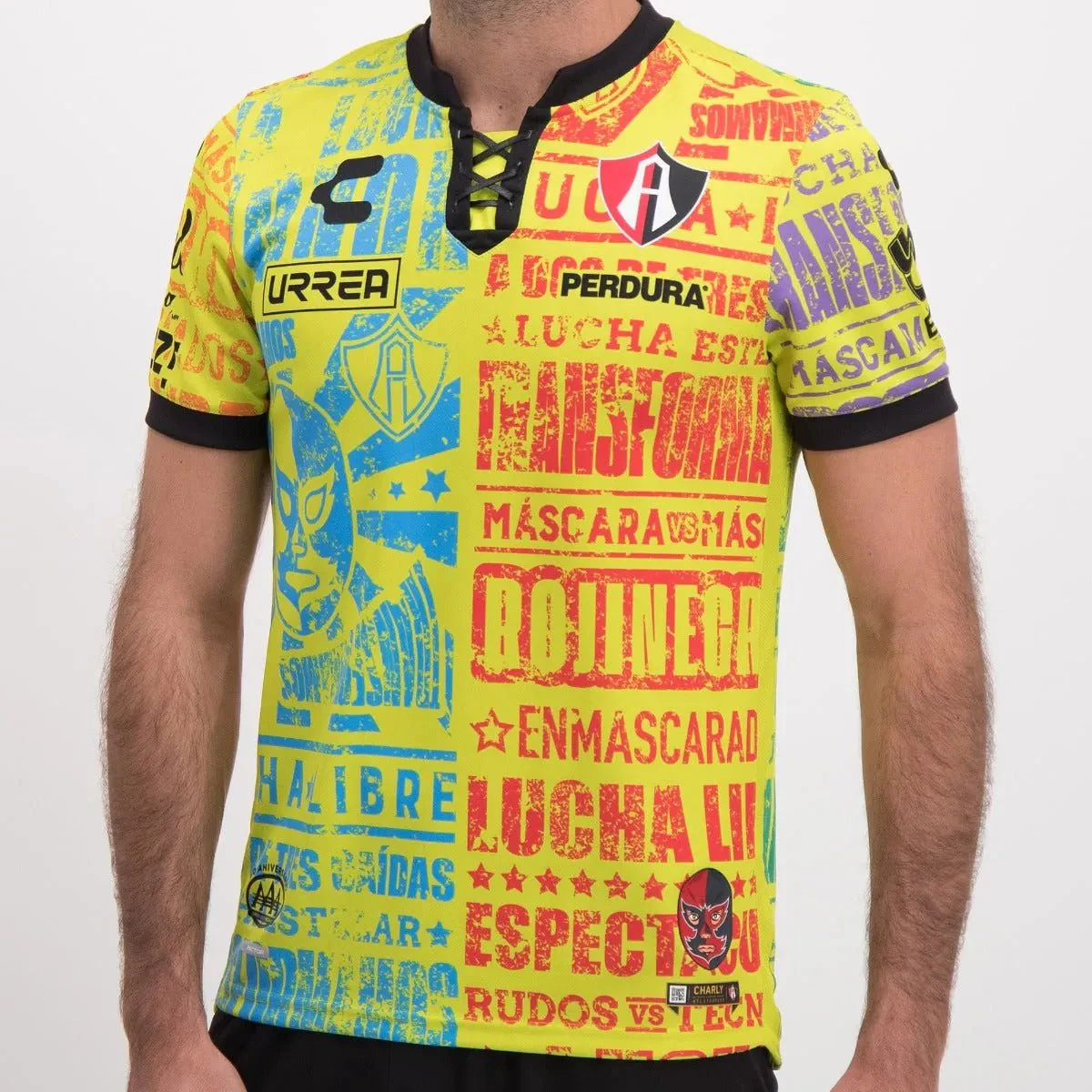 Charly 2021-22 Atlas Third Jersey - Yellow-Red-Blue - Image 5