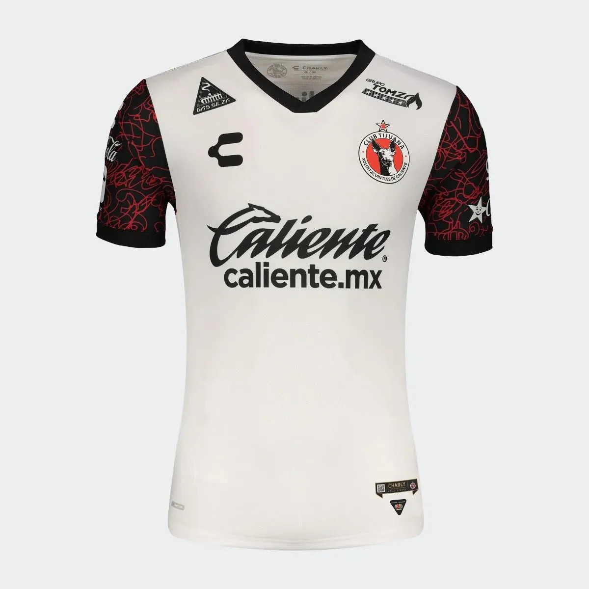 Charly 2021-22 Club Tijuana Away Jersey - White-Black