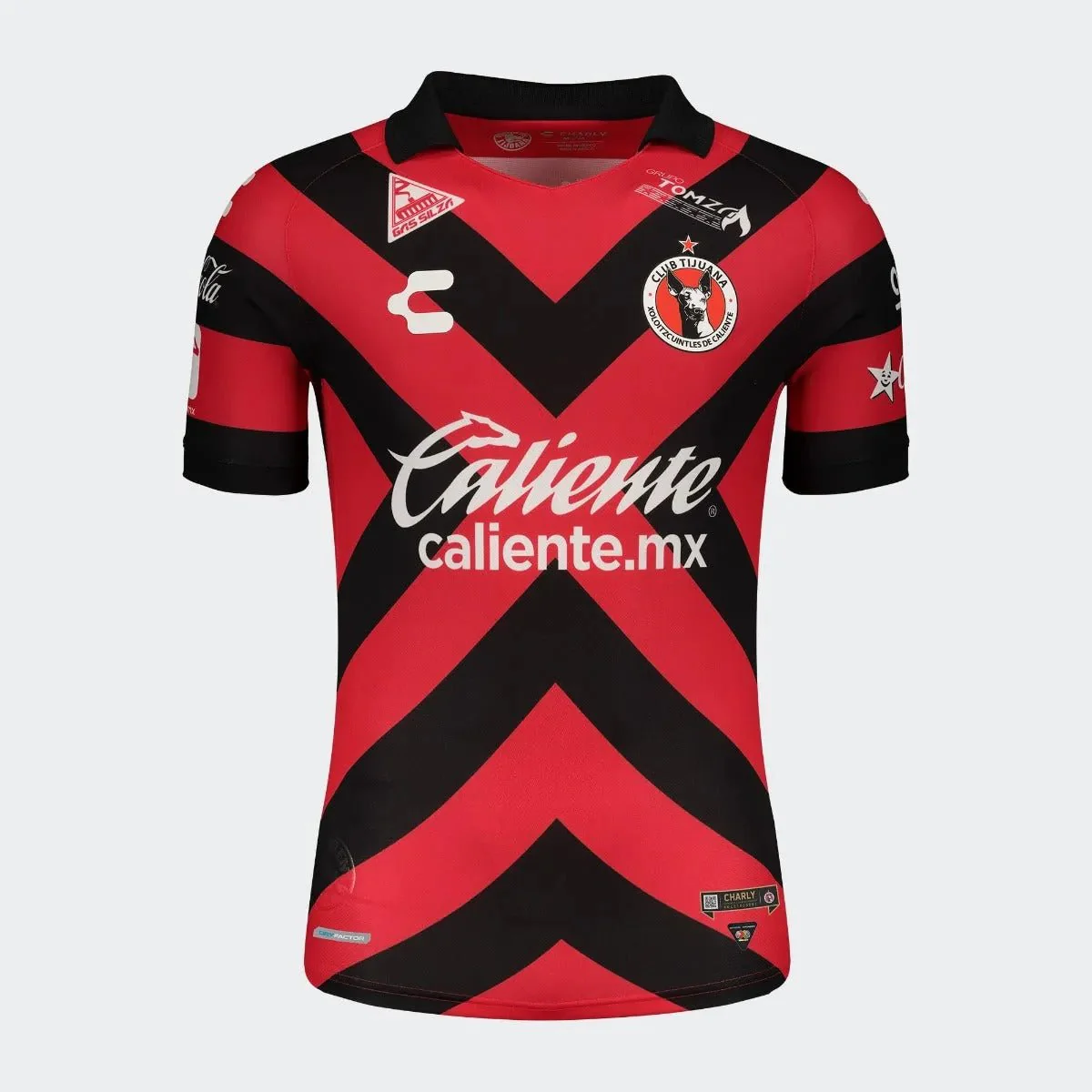 Charly 2021-22 Club Tijuana Home Jersey - Red-Black