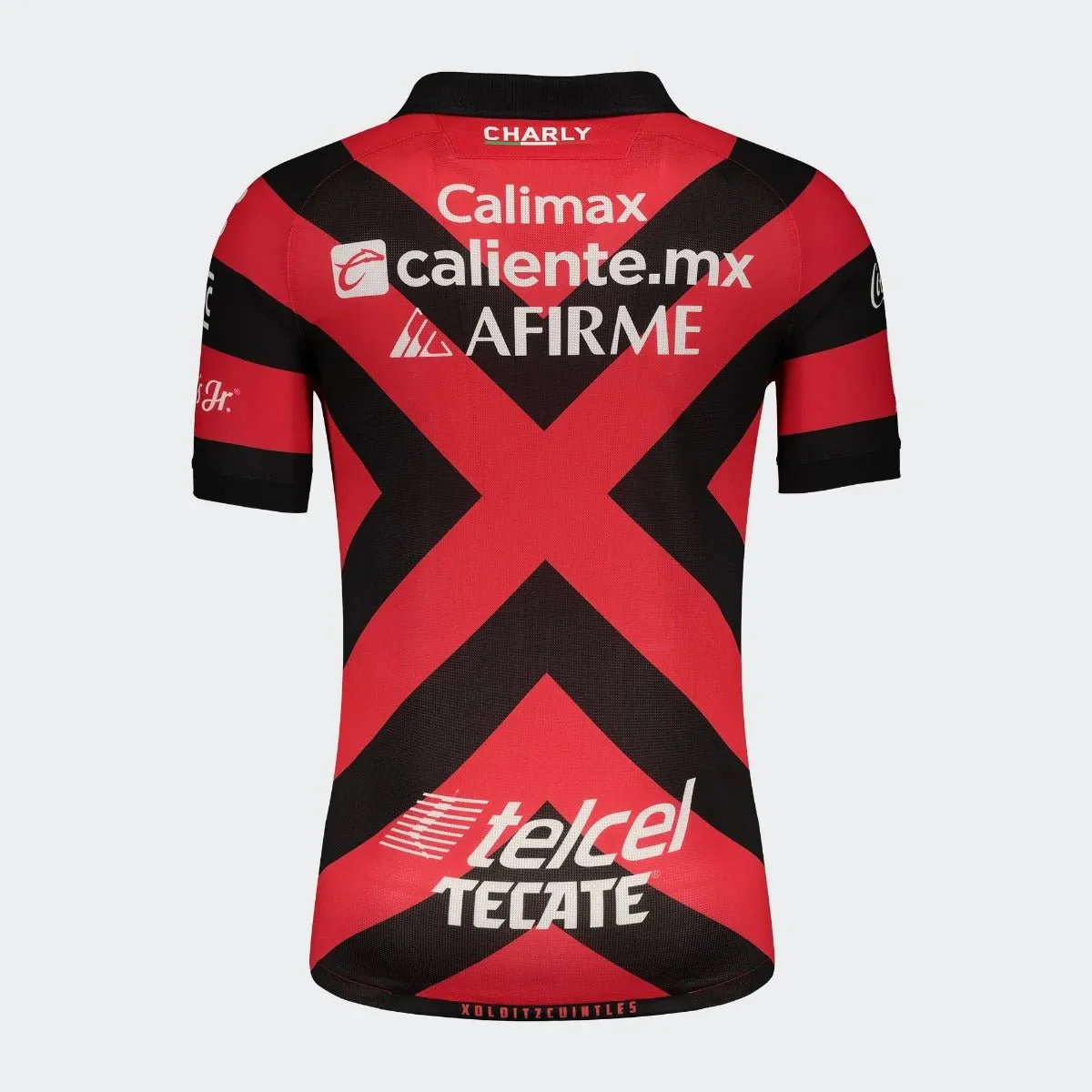 Charly 2021-22 Club Tijuana Home Jersey - Red-Black - Image 2