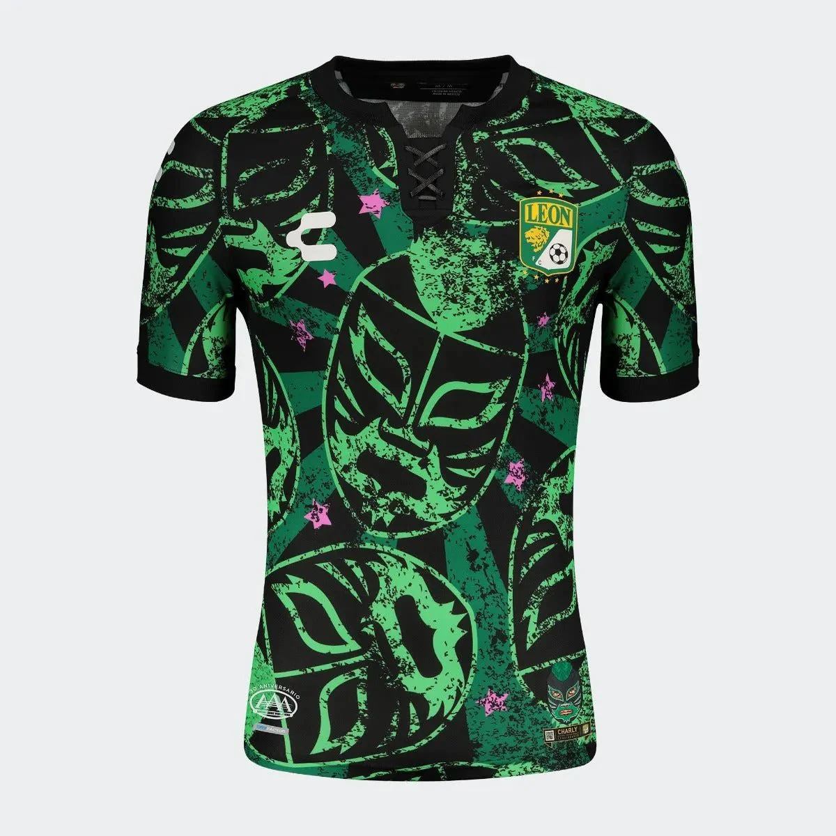 Charly 2021-22 Leon Third Jersey - Black-Green