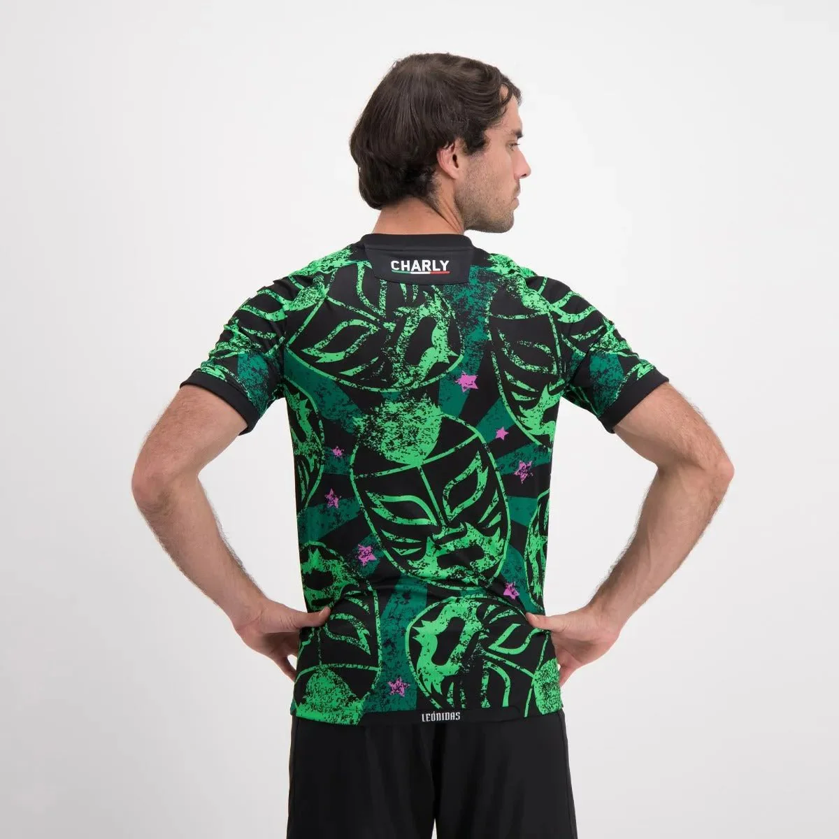 Charly 2021-22 Leon Third Jersey - Black-Green - Image 4