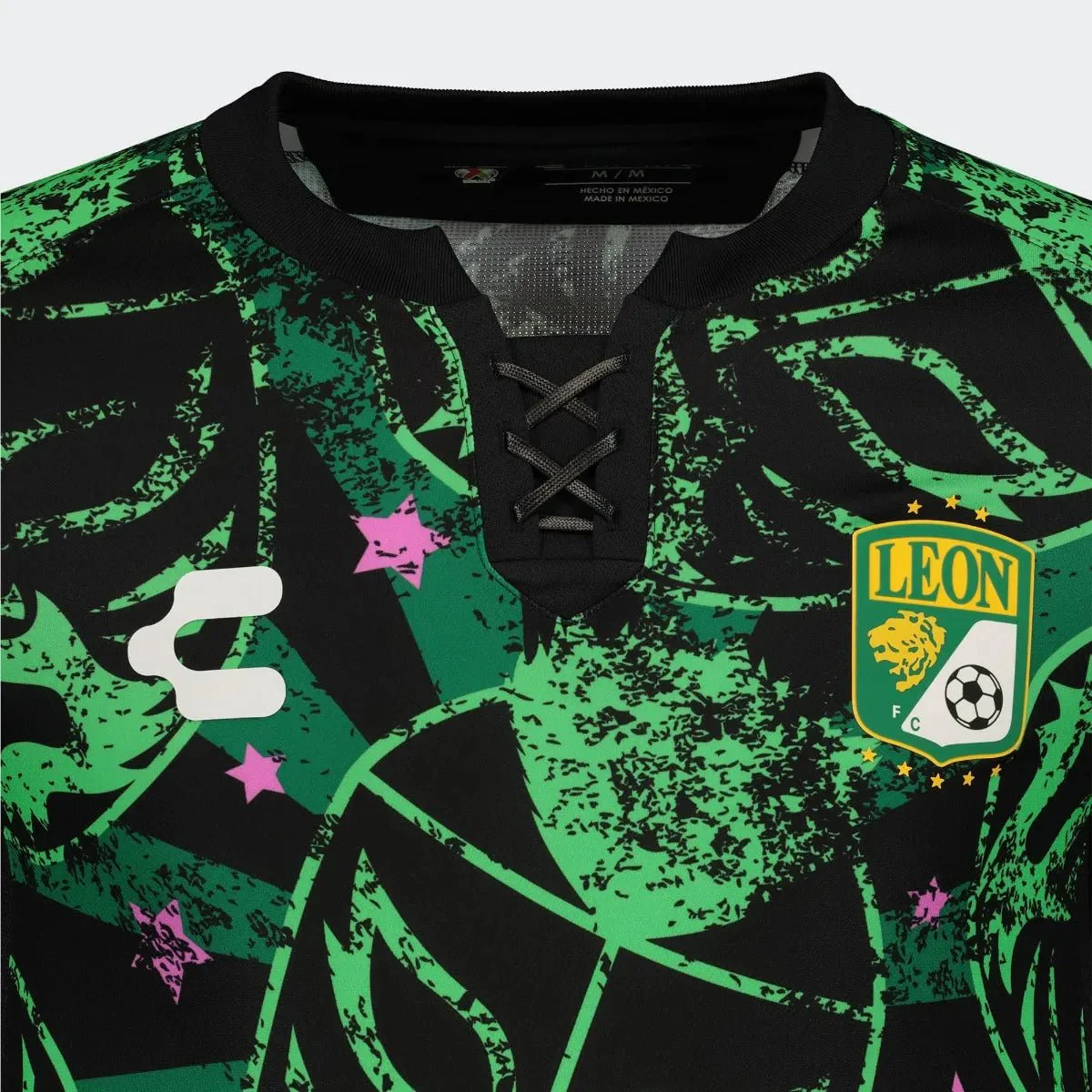 Charly 2021-22 Leon Third Jersey - Black-Green - Image 6