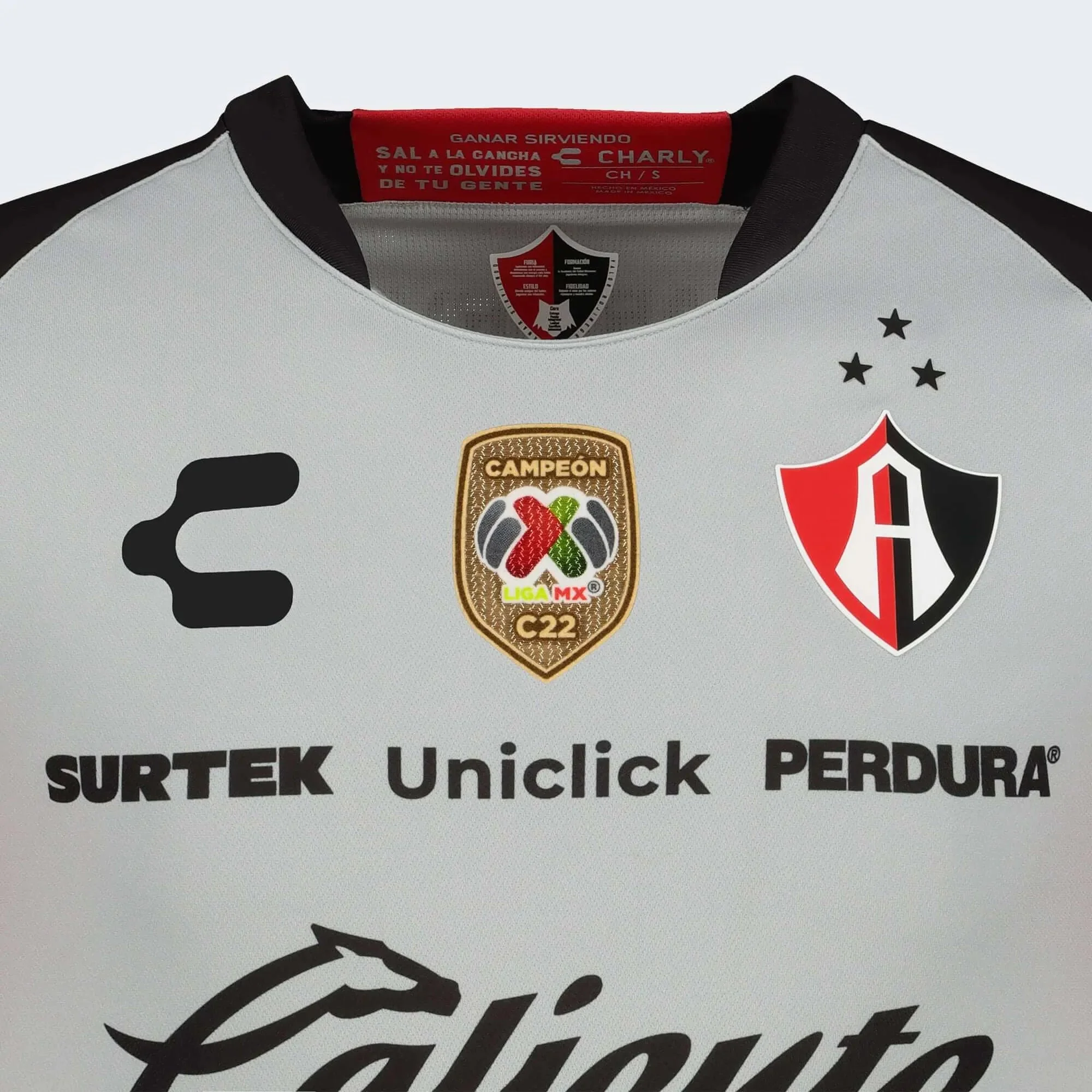 Charly 2022-23 Atlas Away Jersey - Grey - Image 4