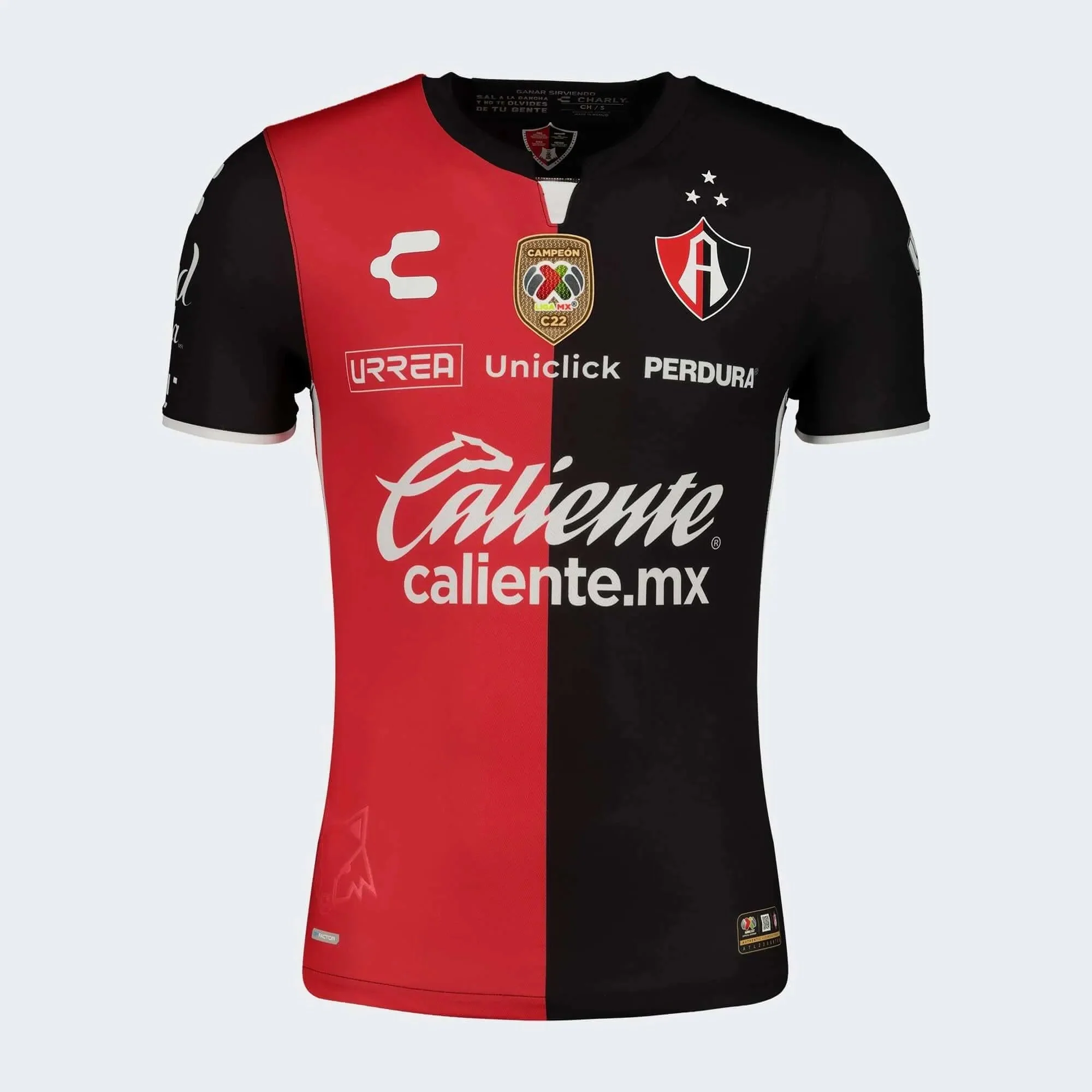Charly 2022-23 Atlas Home Jersey - Red-Black
