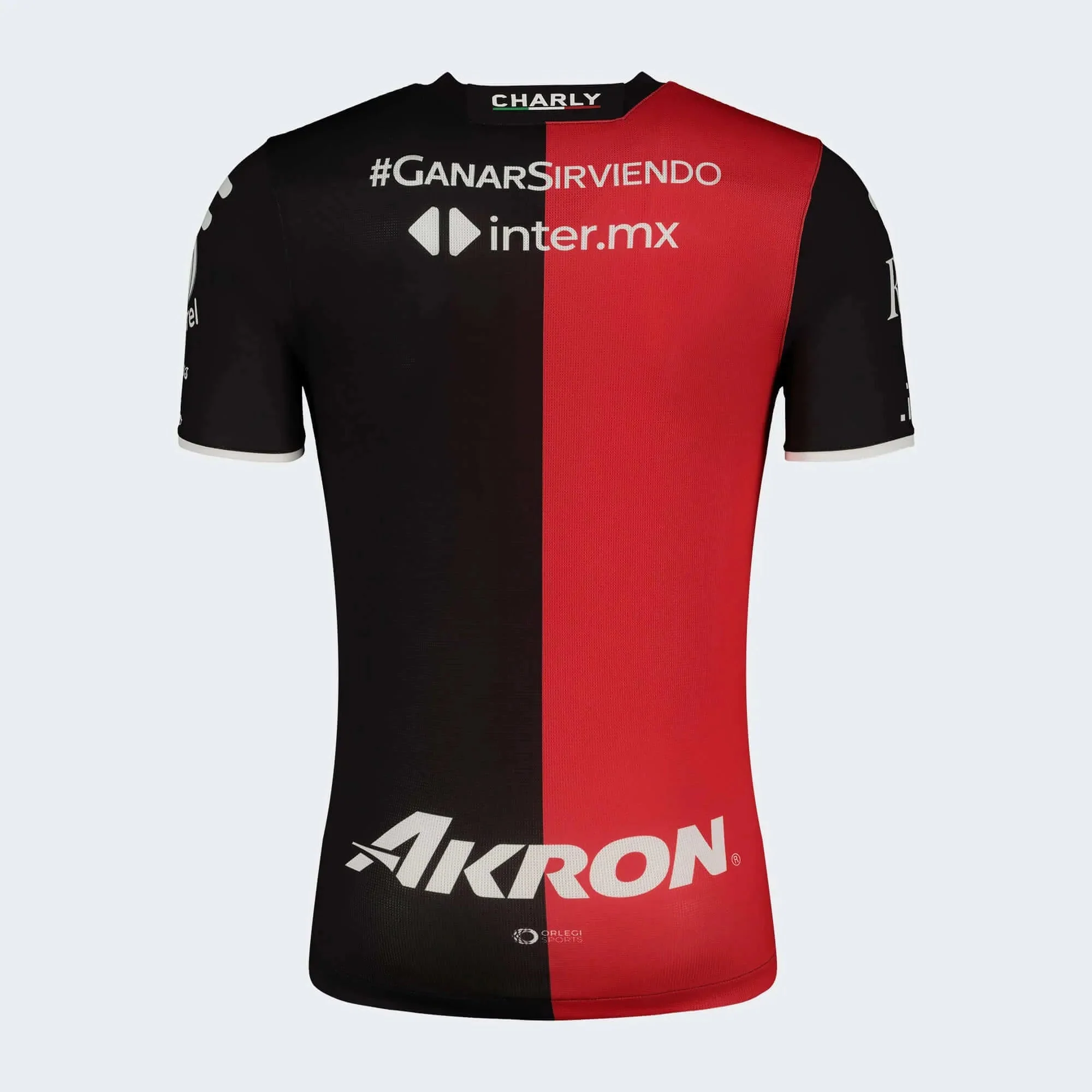 Charly 2022-23 Atlas Home Jersey - Red-Black - Image 3