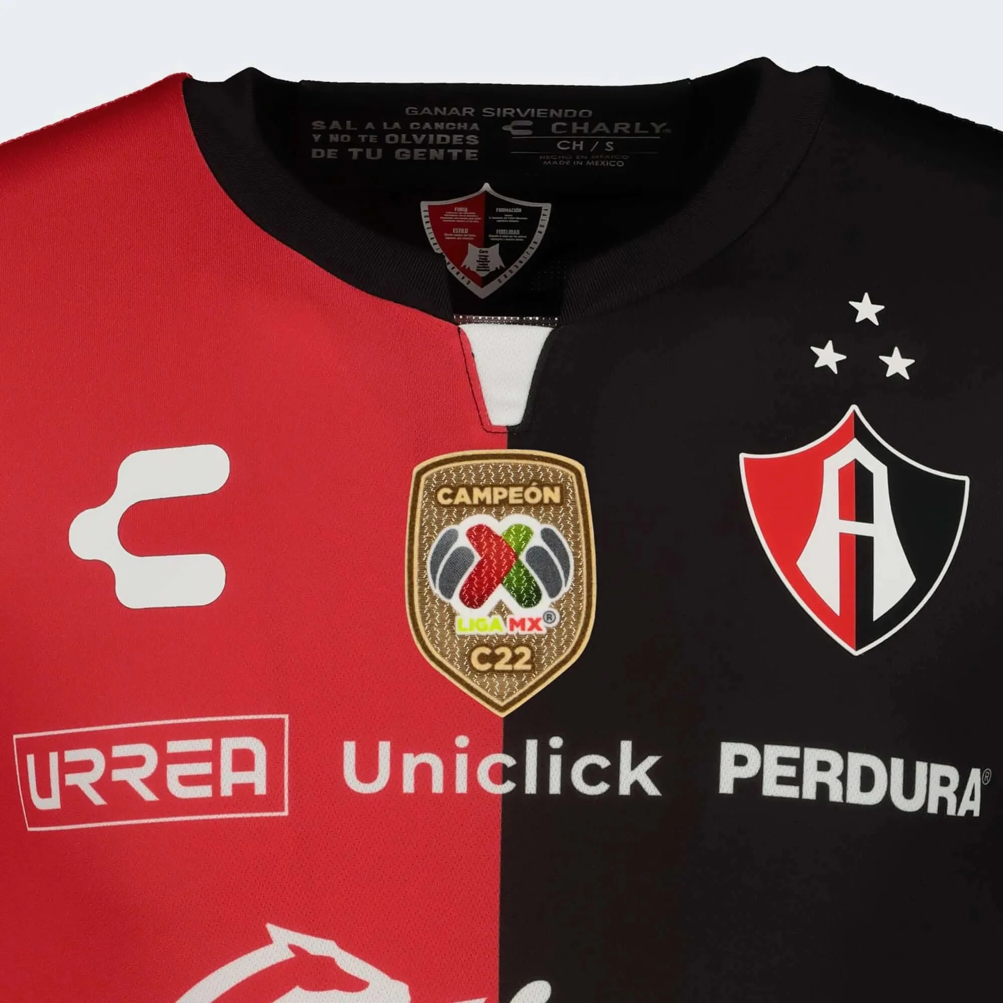 Charly 2022-23 Atlas Home Jersey - Red-Black - Image 4