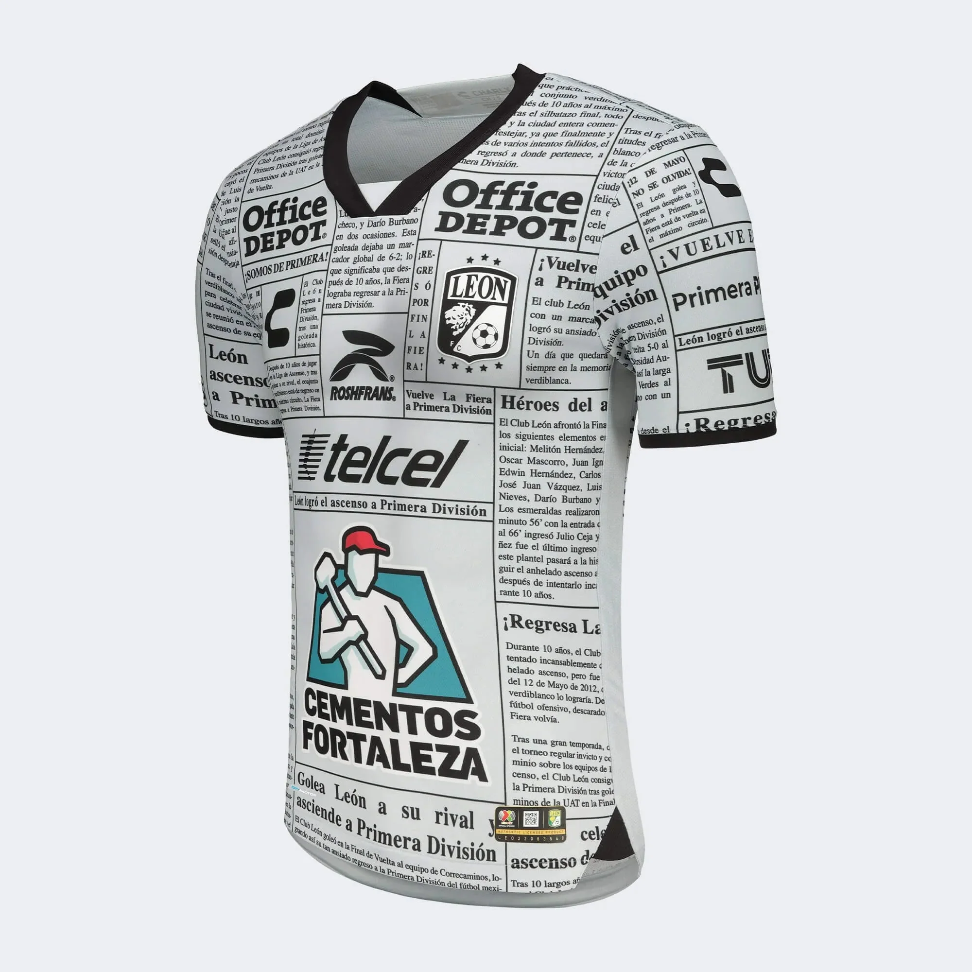 Charly 2022-23 Leon Away Jersey - Grey - Image 2