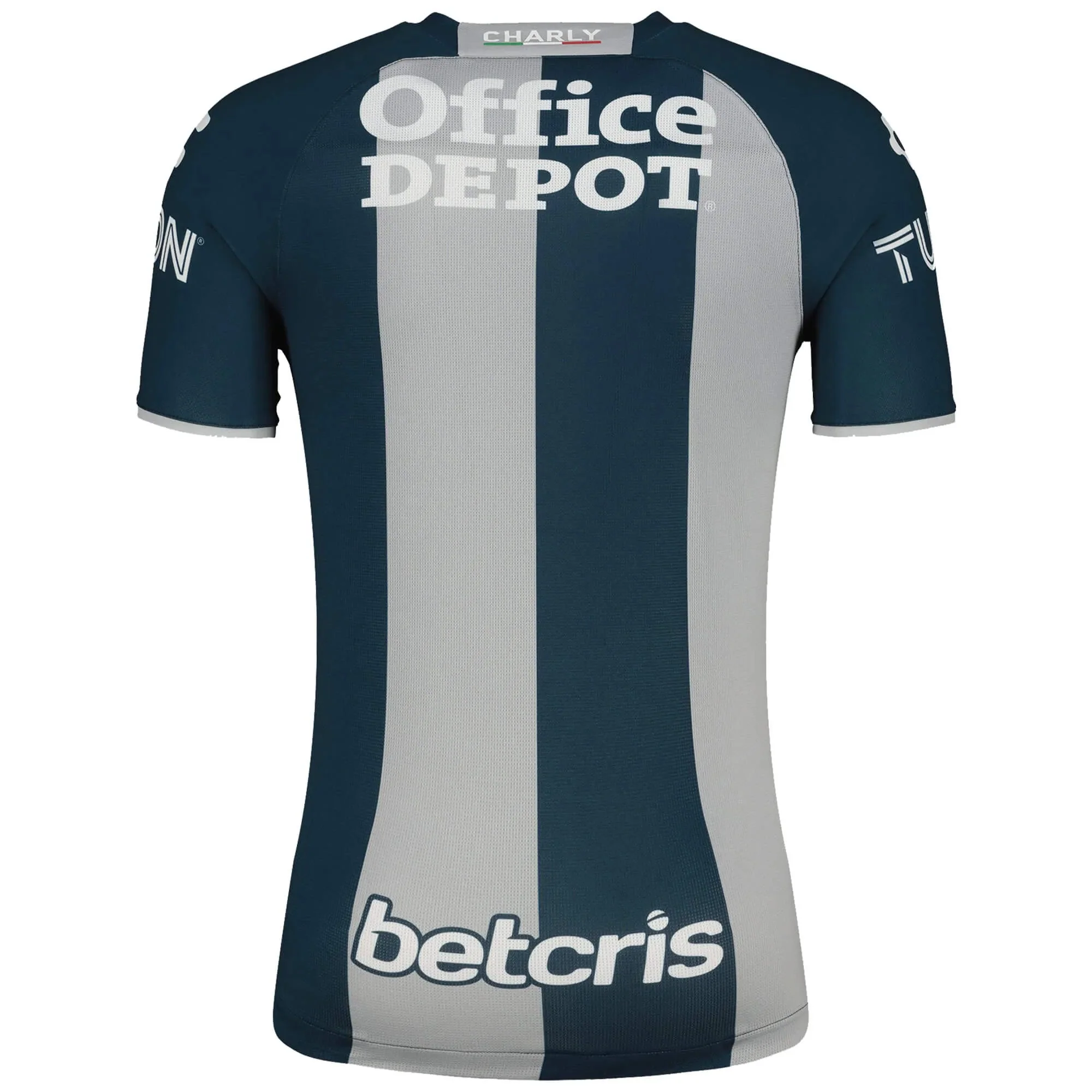 Charly 2022-23 Pachuca Home Jersey - Grey-Navy - Image 3