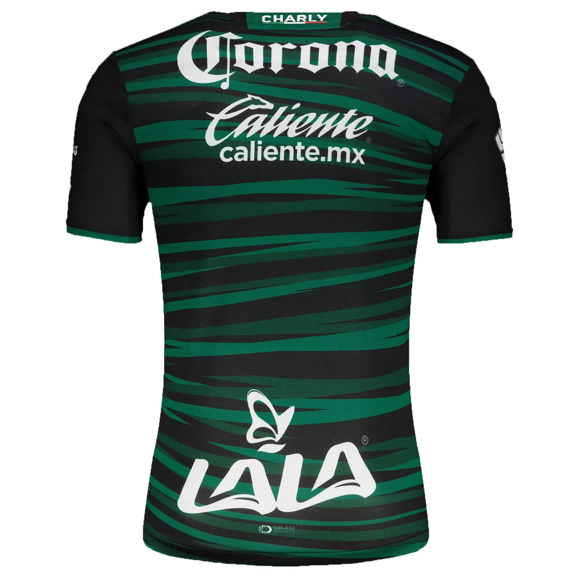 Charly 2022-23 Santos Away Jersey - Black-Green - Image 2