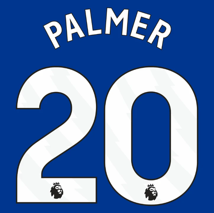 Chelsea 2023-Home Palmer #20  Youth Official Name Set-White