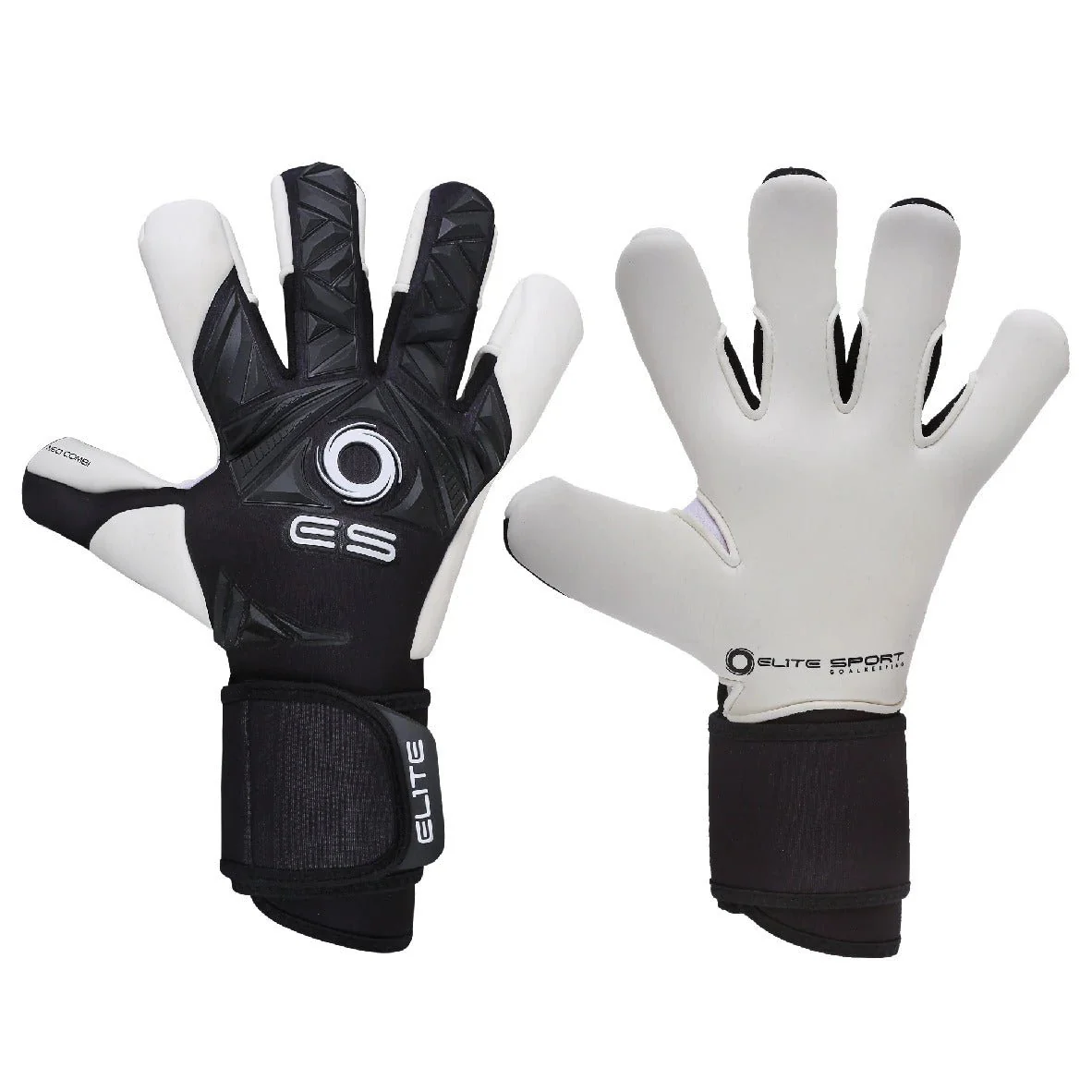 Elite Sport 2022 Neo Combi Goalkeeper Glove - Black-White