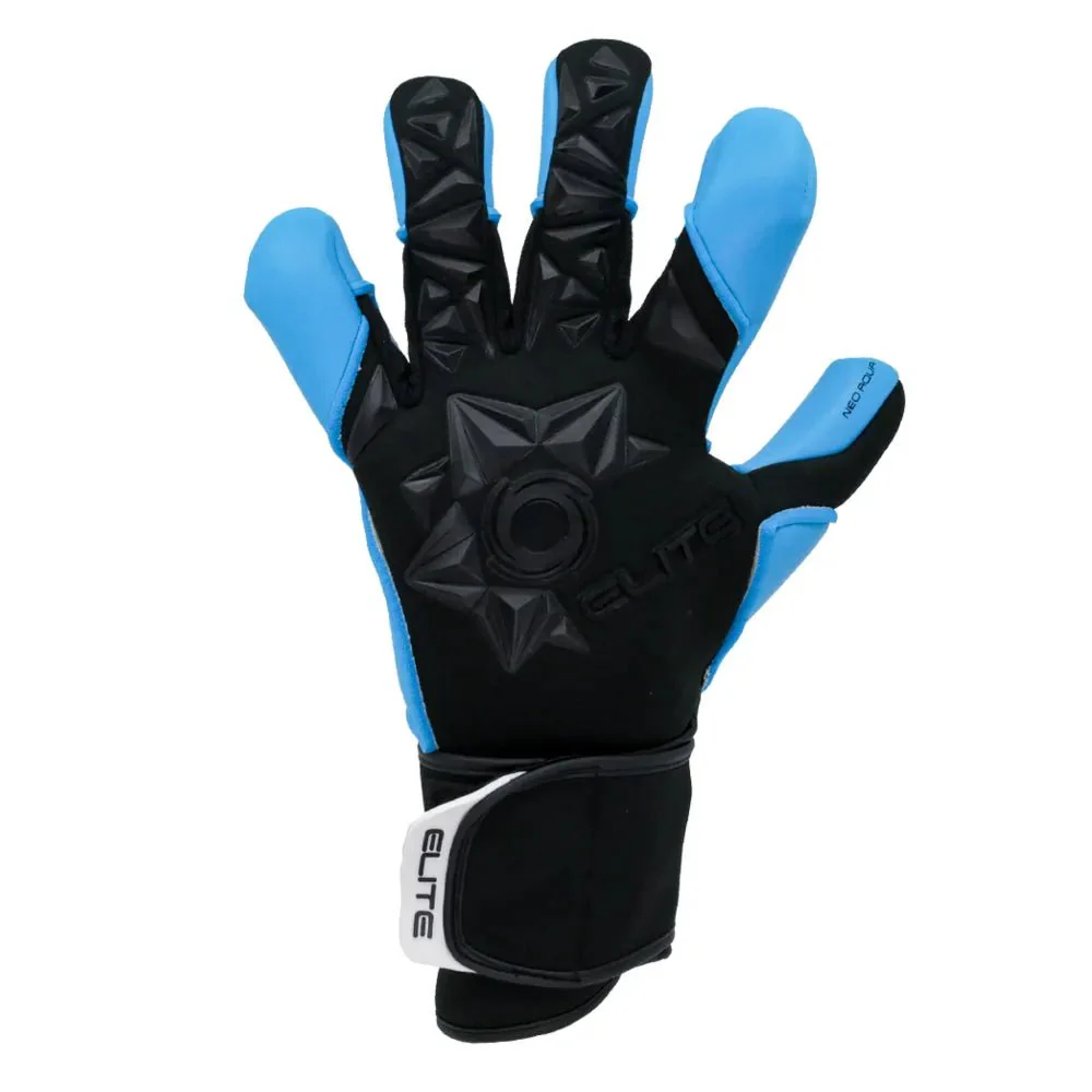 Elite Sport Elite 2019 Neo Aqua Gloves - Black-Blue - Image 2