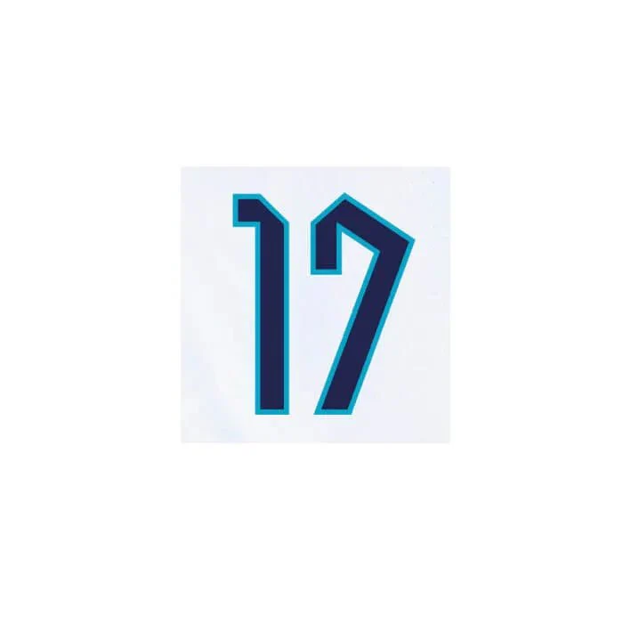 England 2022-23 Home Saka #17 Jersey Name Set - Image 2