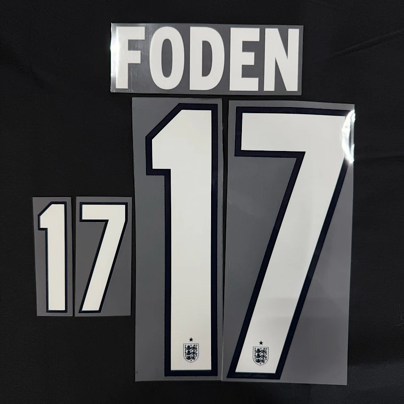 England 2026- Away FODEN #17 Official Name Set