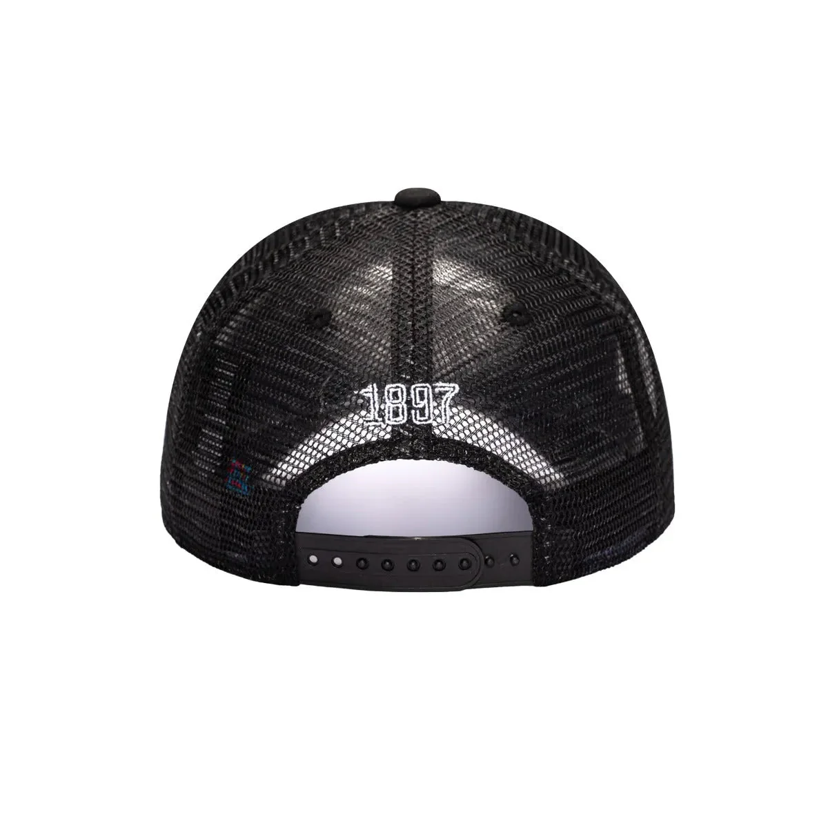 Fan Ink Collection Juventus Script Stop Trucker Hat - Black - Image 2