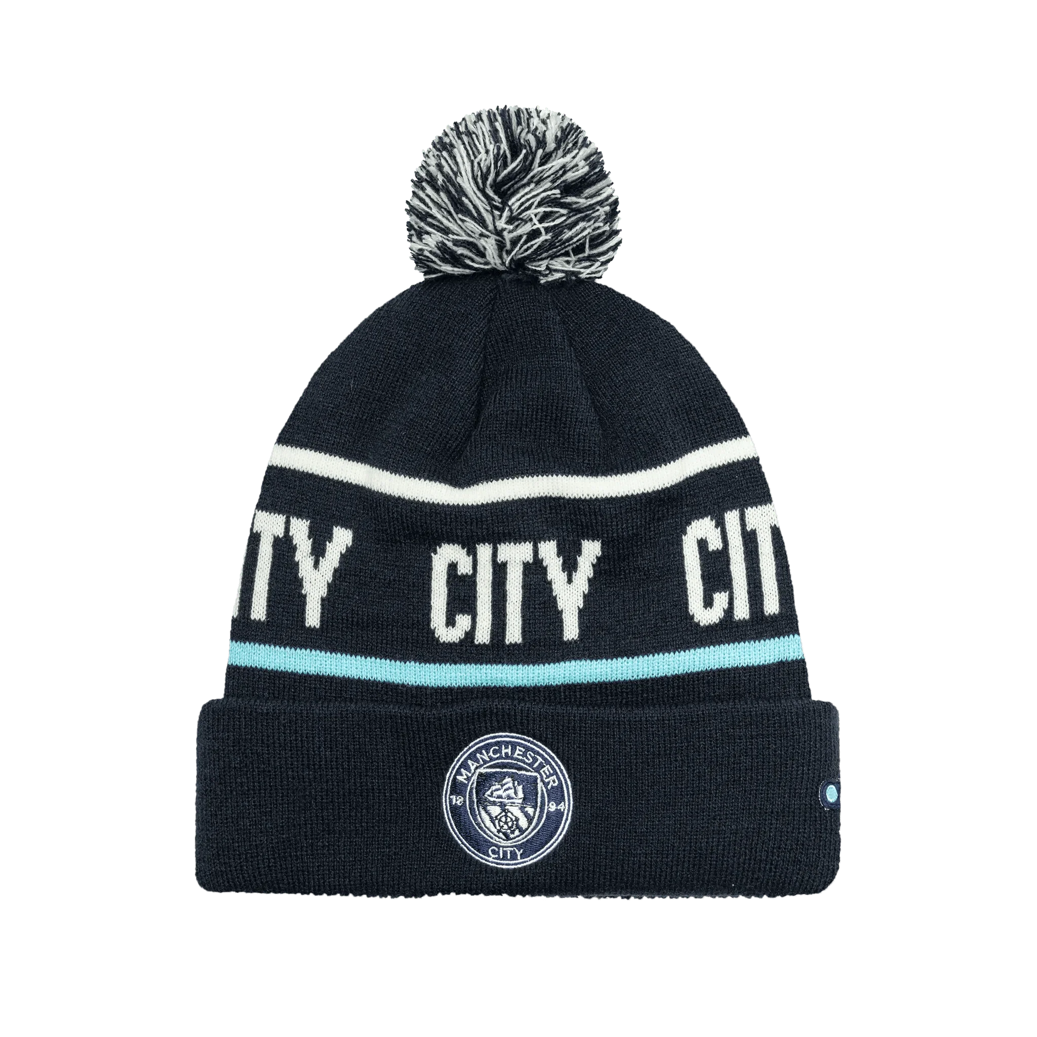 Fan Ink Collection Manchester City Beyond The Noise Beanie - Image 2