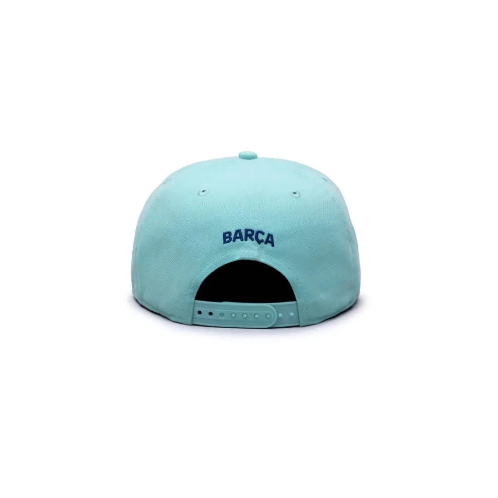 Fan Ink Collection Barcelona Retro Capsule Snapback Hat - Blue Tint - Image 3