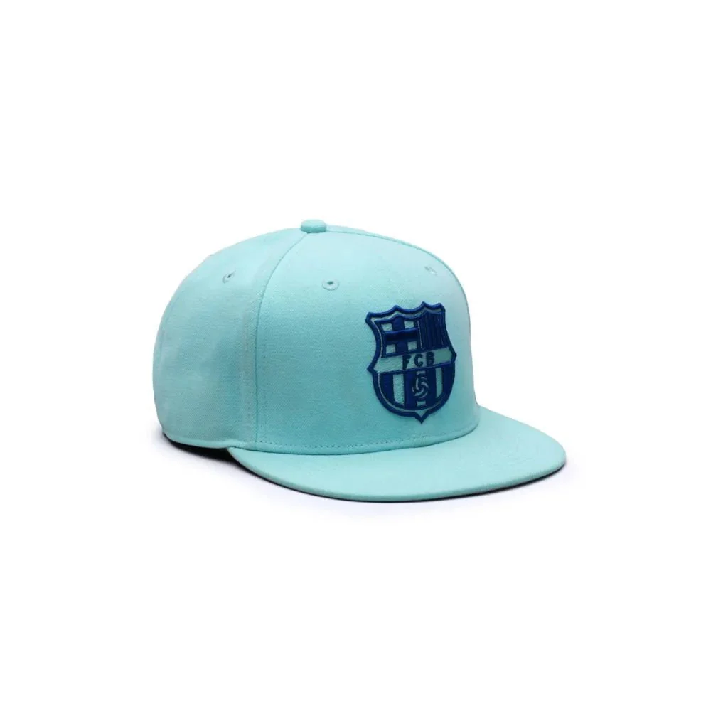 Fan Ink Collection Barcelona Retro Capsule Snapback Hat - Blue Tint - Image 4