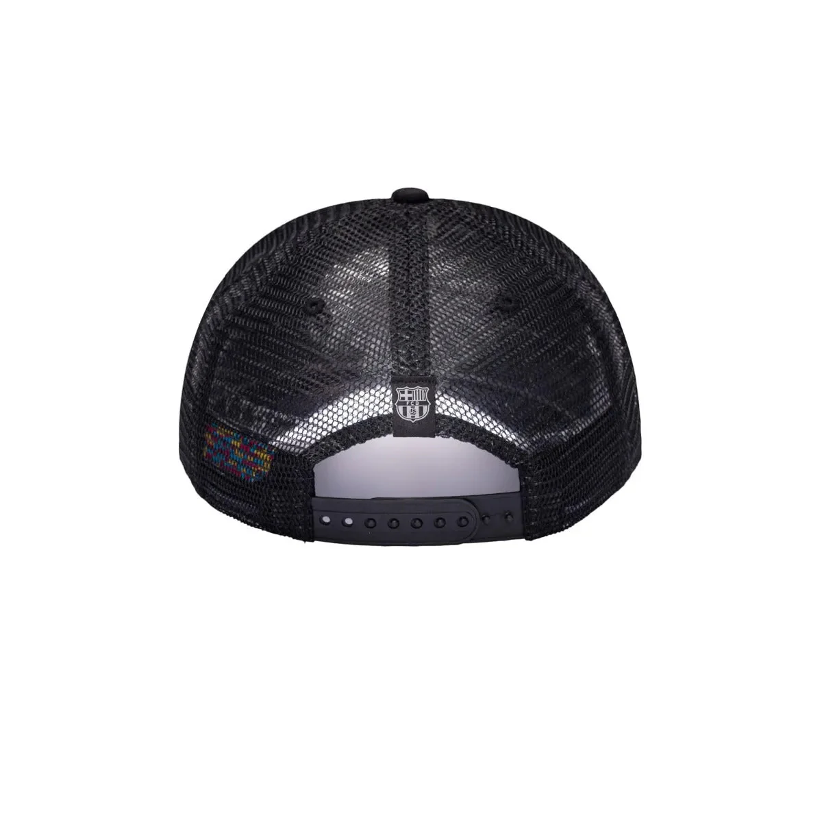 Fan Ink Collection Barcelona Shield Trucker Hat - Black - Image 3