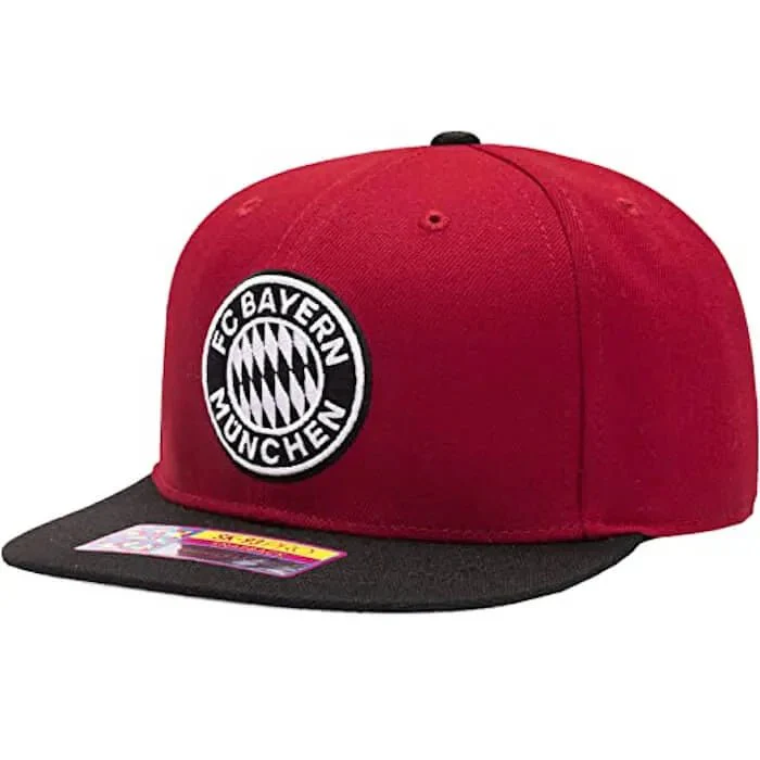 Fan Ink Collection Bayern AG Snapback Hat - Red-Black - Image 2