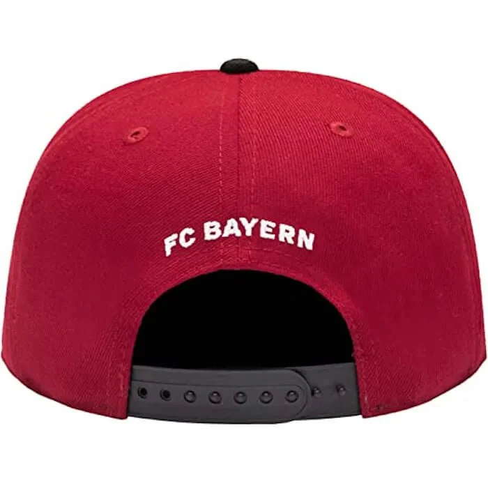 Fan Ink Collection Bayern AG Snapback Hat - Red-Black - Image 3