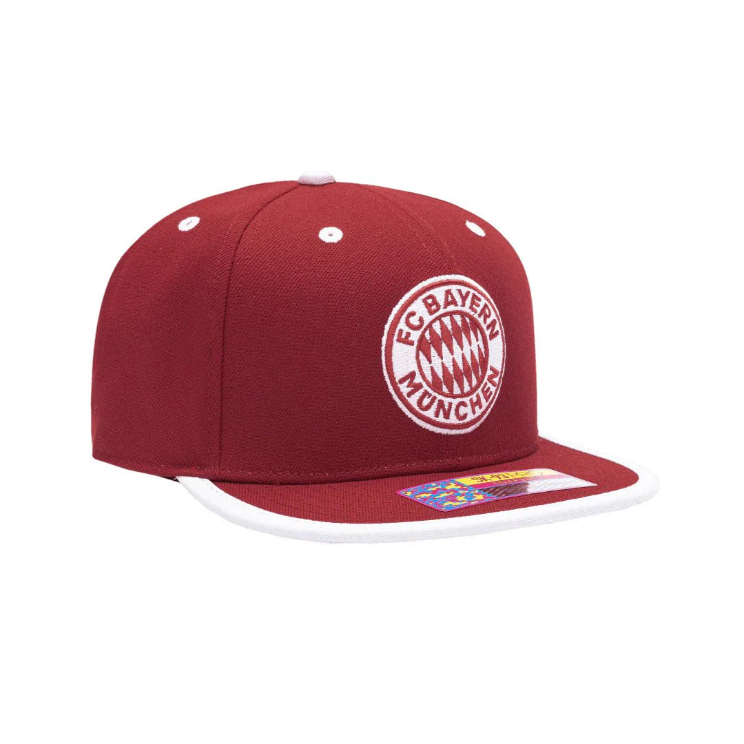 Fan Ink Collection Bayern Munich Tape Snapback - Scarlet - Image 4