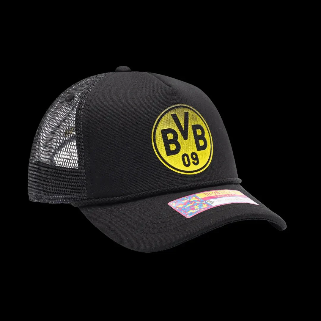 Fan Ink Collection Borussia Dortmund Atmosphere Trucker Hat - Black - Image 3