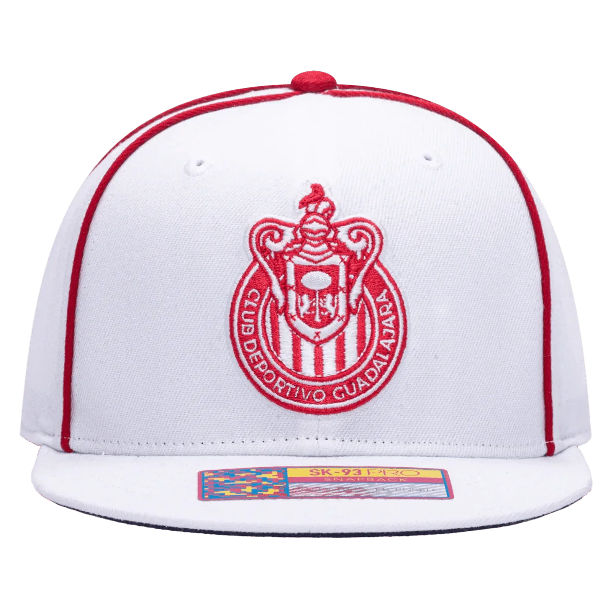 Fan Ink Collection Chivas Cali Day Snapback Hat - White-Red