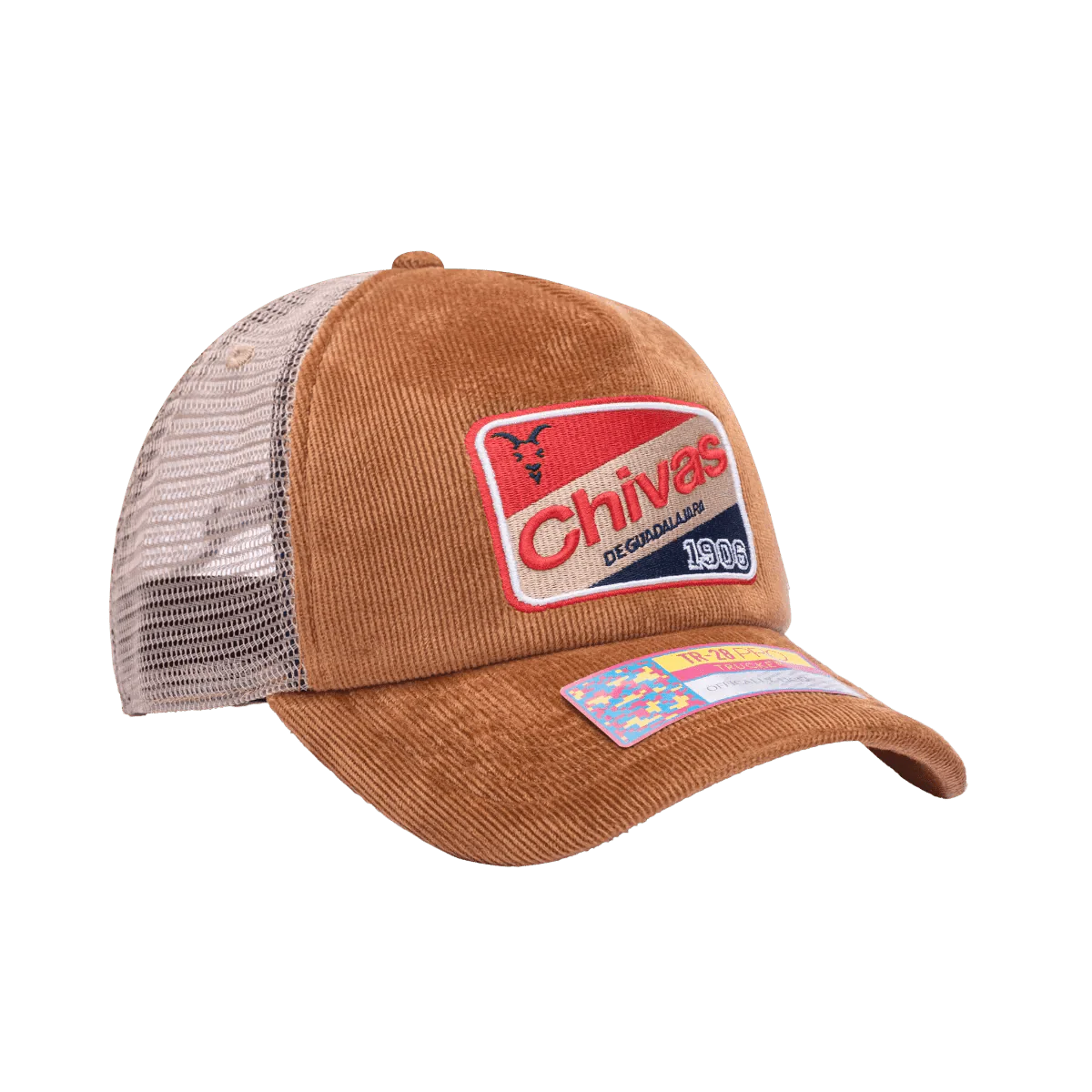 Fan Ink Collection Chivas Camionero Trucker Hat - Brown - Image 3