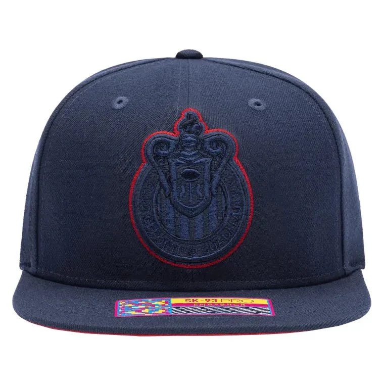 Fan Ink Collection Chivas Eclipse Snapback Hat - Navy