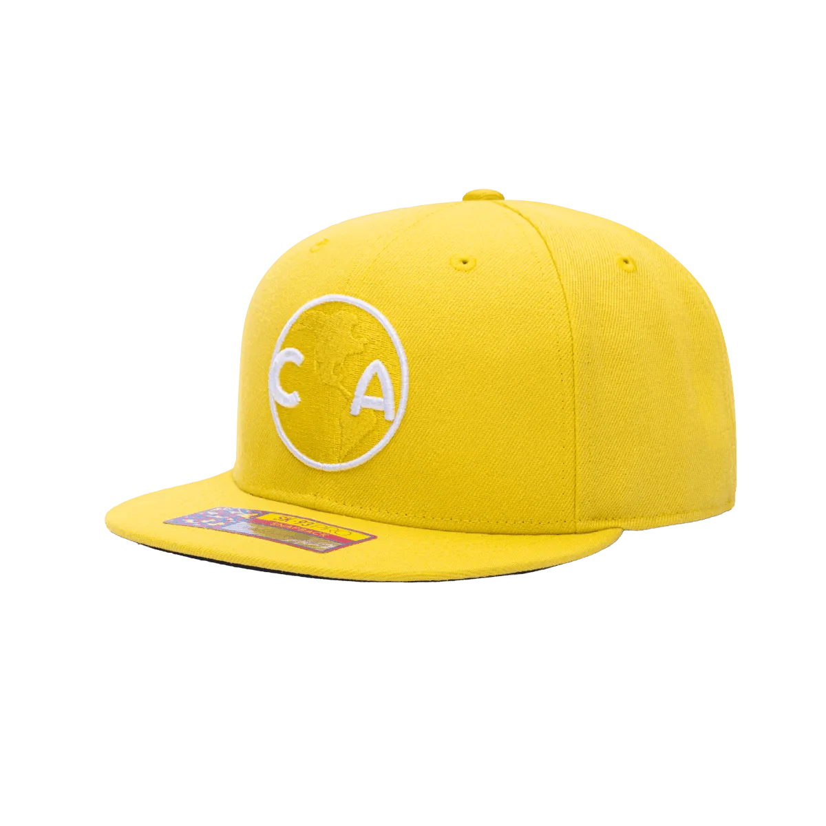 Fan Ink Collection Club America 105TH Anniversary Retro Snapback - Yellow - Image 2