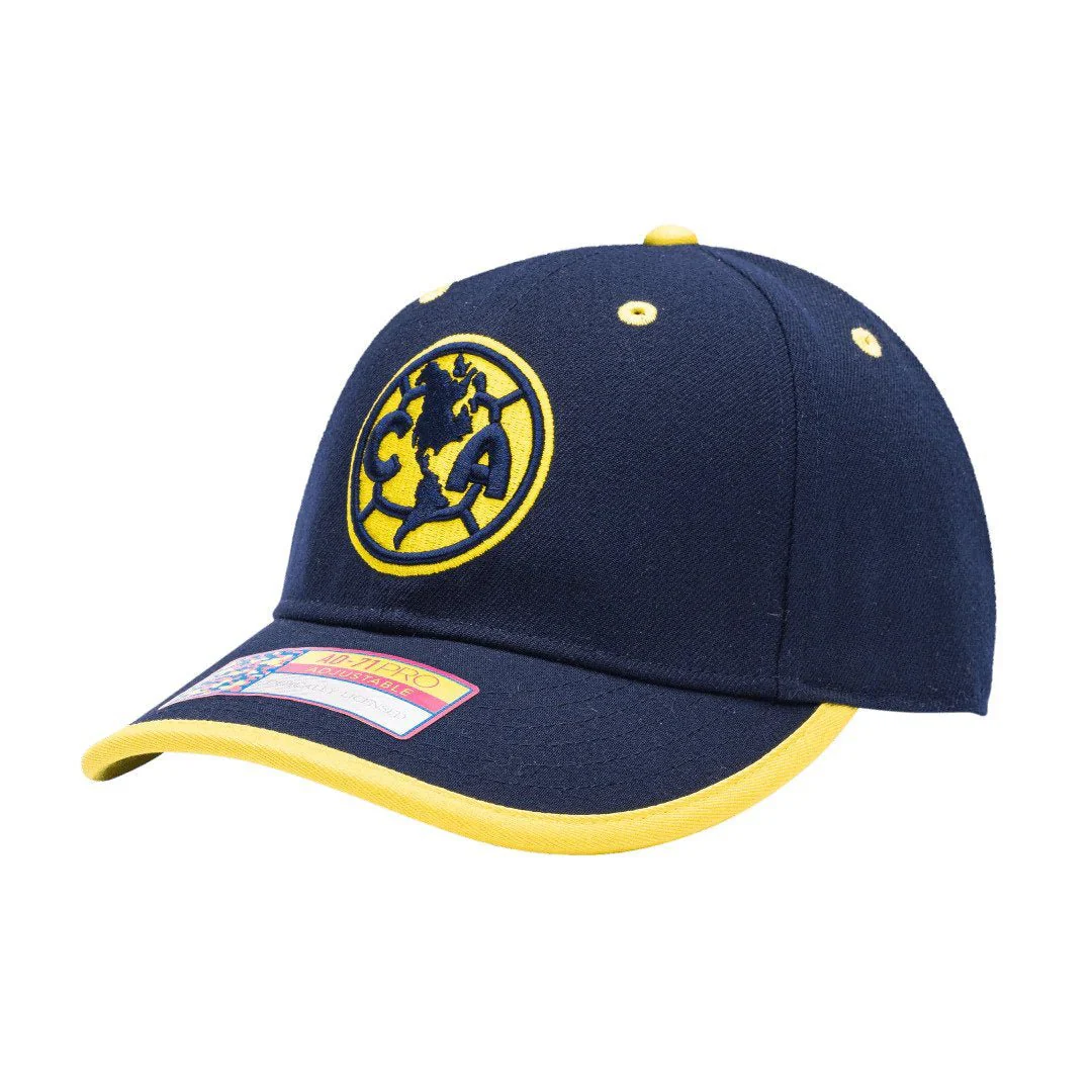 Fan Ink Collection Club America Tape Adjustable Hat - Navy - Image 3