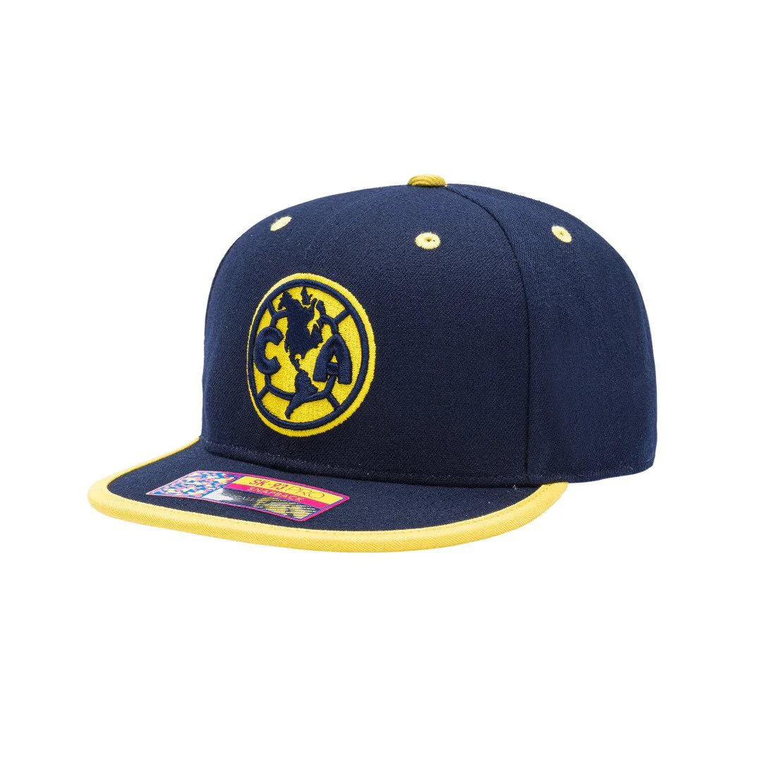 Fan Ink Collection Club America Tape Snapback Hat - Navy - Image 3