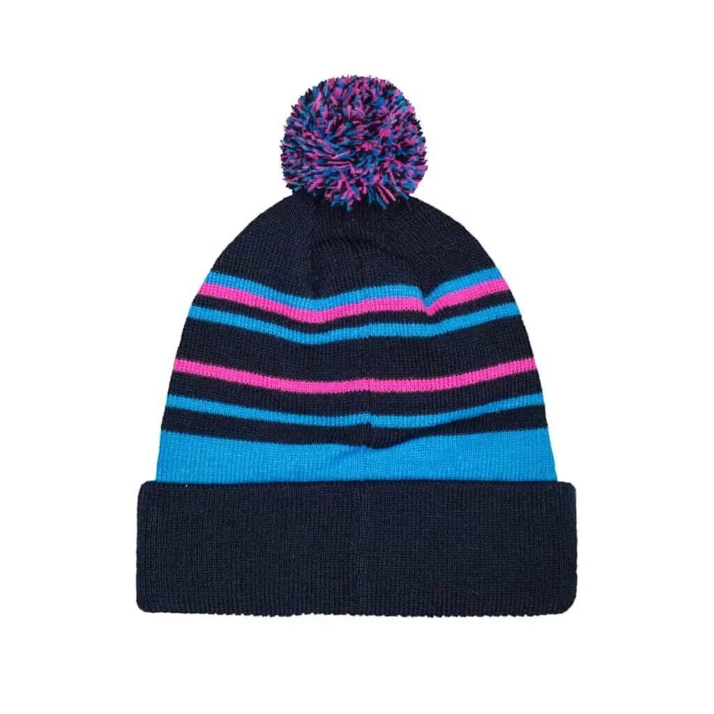 Fan Ink Collection Club Manchester City Casual Pom Beanie - Image 3