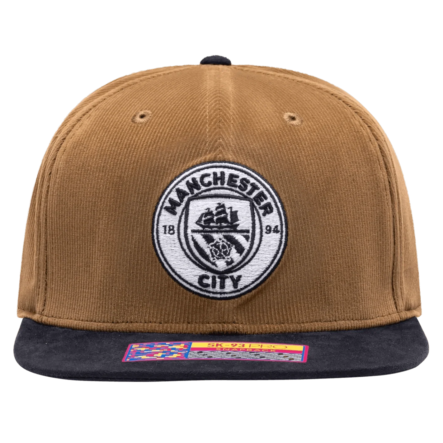 Fan Ink Collection Club Manchester City Cognac Snapback Hat